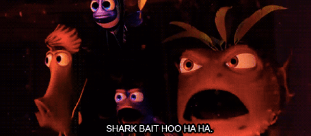 Finding Nemo - I would say 'Shark Bait' and the students would respond with 'Hoo Ha Ha'